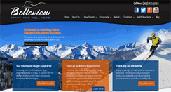 Desktop Screenshot of belleviewchiro.com